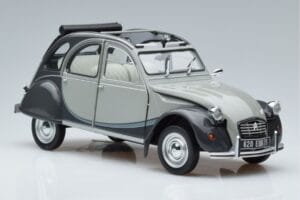 Citroen 2CV Charleston グレー Norev 1:18 181487 メタル - 画像 5/7