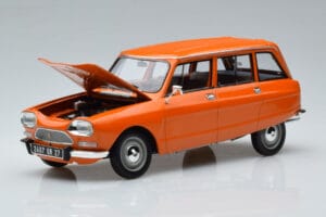 Citroen Ami 8 Break Tenere オレンジ Norev 1:18 181674 メタル - 画像 2/7