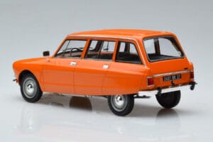 Citroen Ami 8 Break Tenere オレンジ Norev 1:18 181674 メタル - 画像 6/7