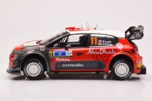 Citroen C3 WRC #11 S. Loeb / D. Elena Rally Mexico 2018 Norev 1:18 181638 メタル - 画像 3/6