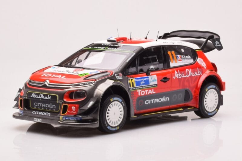 Citroen C3 WRC #11 S. Loeb / D. Elena Rally Mexico 2018 Norev 1:18 181638 メタル