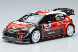 Citroen C3 WRC #9 S. Lefebvre / G. Moreau Tour de Corse 2017 Norev 1:18 181633 メタル
