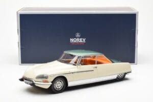 Citroen DS 21 Le Leman カブリオレ アイボリー＆グリーン Norev 1:18 181751 メタル - 画像 6/6