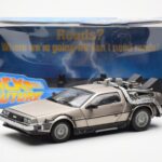 DeLorean DMC-12 Time Machine Back to the Future シルバー Sun Star 1:18 - image 2 of 8