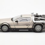 DeLorean DMC-12 Time Machine Back to the Future シルバー Sun Star 1:18 - image 3 of 8