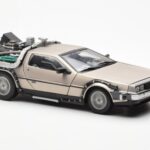 DeLorean DMC-12 Time Machine Back to the Future シルバー Sun Star 1:18 - image 6 of 8