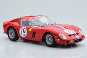 Ferrari 250 GTO #19 24 Hours of Le Mans 1962 Kyosho 1:18 08438A メタル - 画像 6/10
