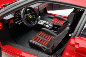 Ferrari 288 GTO レッド Hot Wheels 1:18 J8248-0510 メタル - 画像 7/10