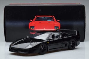 Ferrari F40 Lightweight ブラック Kyosho 1:18 08412BK メタル - 画像 12/12