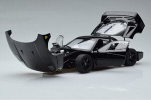 Ferrari F40 Lightweight ブラック Kyosho 1:18 08412BK メタル - 画像 9/12