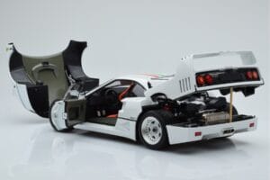 Ferrari F40 パールホワイト Italy Kyosho 1:18 08416PWT-G メタル - 画像 5/8
