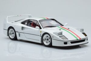 Ferrari F40 パールホワイト Italy Kyosho 1:18 08416PWT-G メタル - 画像 6/8
