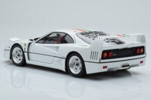Ferrari F40 パールホワイト Italy Kyosho 1:18 08416PWT-G メタル - 画像 7/8