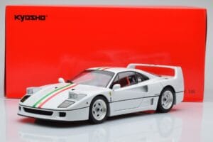 Ferrari F40 パールホワイト Italy Kyosho 1:18 08416PWT-G メタル - 画像 8/8