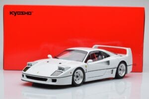 Ferrari F40 パールホワイト Kyosho 1:18 08416PW-G メタル - 画像 8/8