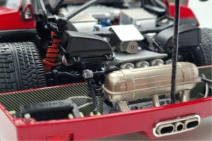 Ferrari F40 レッドメタリック Asia Exclusive Kyosho 1:18 08416RM-G メタル - 画像 13/14