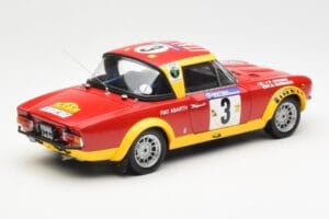 Fiat 124 Abarth #3 Barbasio / Sodano East African Safari Rally 1974 Sun Star 1:18 4952 メタル - 画像 3/8