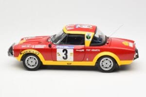 Fiat 124 Abarth #3 Barbasio / Sodano East African Safari Rally 1974 Sun Star 1:18 4952 メタル - 画像 4/8