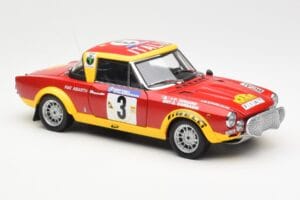 Fiat 124 Abarth #3 Barbasio / Sodano East African Safari Rally 1974 Sun Star 1:18 4952 メタル - 画像 6/8