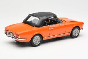 Fiat 124 BS オレンジ Sun Star 1:18 4906 メタル - 画像 3/8