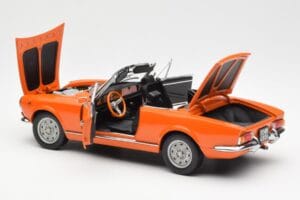 Fiat 124 BS オレンジ Sun Star 1:18 4906 メタル - 画像 5/8