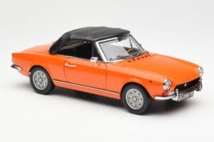 Fiat 124 BS オレンジ Sun Star 1:18 4906 メタル - 画像 6/8