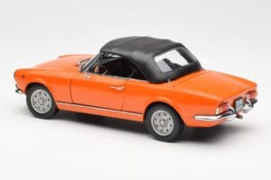 Fiat 124 BS オレンジ Sun Star 1:18 4906 メタル - 画像 7/8