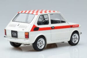 Fiat 126 Abarth ホワイト MCG 1:18 MCG18325 メタル - 画像 2/6