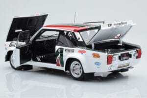 Fiat 131 Abarth Alitalia #2 W. Röhrl / C. Geistdörfer Rally Monte Carlo 1978 Kyosho 1:18 08376G メタル - 画像 5/10