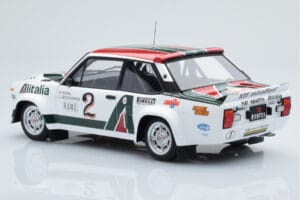 Fiat 131 Abarth Alitalia #2 W. Röhrl / C. Geistdörfer Rally Monte Carlo 1978 Kyosho 1:18 08376G メタル - 画像 7/10
