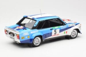 Fiat 131 Abarth #5 Team Fiat Works Rally Portugal 1980 Kyosho 1:18 08376A メタル - 画像 3/8