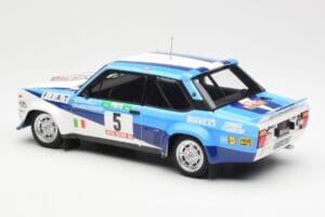 Fiat 131 Abarth #5 Team Fiat Works Rally Portugal 1980 Kyosho 1:18 08376A メタル - 画像 7/8