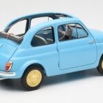 Fiat Nuova 500 チェレステ ブルー Kyosho 1:18 - image 3 of 8