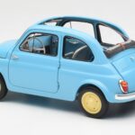 Fiat Nuova 500 チェレステ ブルー Kyosho 1:18 - image 7 of 8