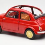 Fiat Nuova 500 コーラル レッド Kyosho 1:18 - image 7 of 8