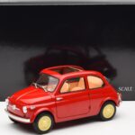 Fiat Nuova 500 コーラル レッド Kyosho 1:18 - image 8 of 8