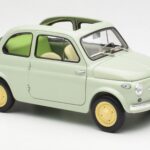 Fiat Nuova 500 クリア グリーン Kyosho 1:18 - image 6 of 8