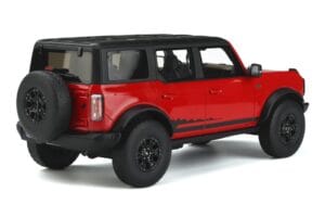 Ford Bronco 4-Door Wildtrak レッド GT Spirit 1:18 GT360 レジン - 画像 2/5