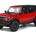 Ford Bronco 4-Door Wildtrak レッド GT Spirit 1:18
