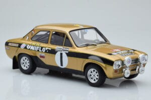Ford Escort Mk1 RS1600 Night Version #1 R. Clark / J. Porter Rally Wales 1972 IXO 1:18 18RMC100 メタル - 画像 4/6