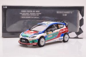 Ford Fiesta RS WRC Ford Abu Dhabi #3 M. Hirvonen / J. Lehtinen Winner Rally Australia 2011 Minichamps 1:18 151110803 メタル - 画像 6/6