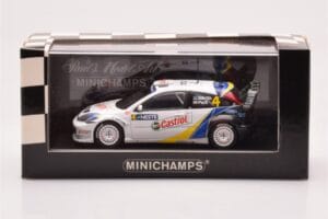 Ford Focus RS WRC #4 M. Martin / M. Park Neste Rally Finland Winners 2003 Minichamps 1:43 400038304 メタル - 画像 4/4