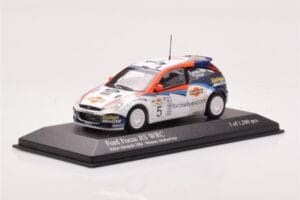 Ford Focus RS WRC #5 C. McRae / N. Grist Rally Acropolis Winner 2002 Minichamps 1:43 430028905 メタル - 画像 2/4