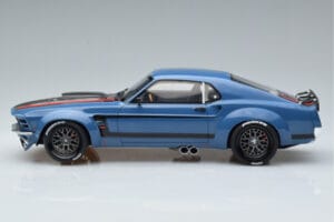 Ford Mustang Boss Cobra Ruffian Cars ブルー GT Spirit 1:18 GT426 レジン - 画像 3/6