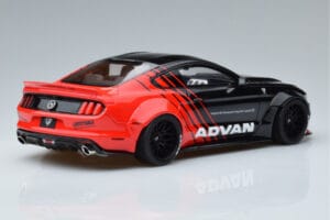 Ford Mustang S550 LB Works Liberty Walk Advan GT Spirit 1:18 KJ035 レジン - 画像 2/6