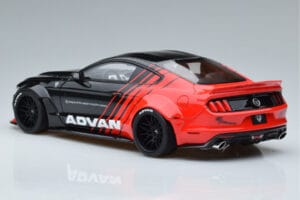 Ford Mustang S550 LB Works Liberty Walk Advan GT Spirit 1:18 KJ035 レジン - 画像 5/6