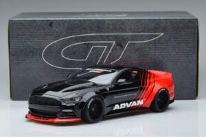 Ford Mustang S550 LB Works Liberty Walk Advan GT Spirit 1:18 KJ035 レジン - 画像 6/6