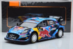 Ford Puma Rally1 WRC #7 P-L. Loubet / N. Gilsoul Rally Sweden 2023 IXO 1:18 18RMC154B メタル - 画像 6/6
