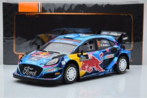 Ford Puma Rally1 WRC #8 O. Tanak / M. Jarveoja Winner Rally Sweden 2023 IXO 1:18 18RMC154A メタル - 画像 6/6