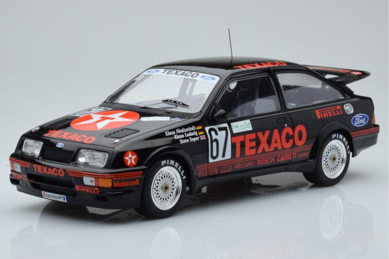 Ford Sierra RS500 Cosworth Texaco #67 K. Ludwig / K. Niedzwiedz / S. Soper 24 Hours of Nurburgring Winner 1987 IXO 1:18